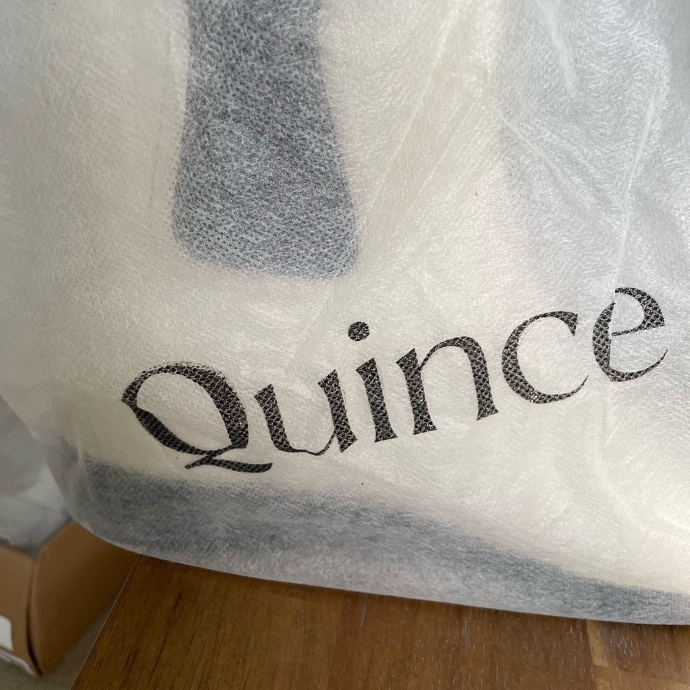 Quince white rain boots